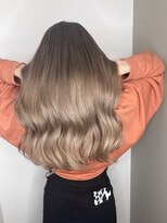 ナンバー(number+)&nbsp;20代30代40代ミルクティベージュオルチャンヘアハイトーン