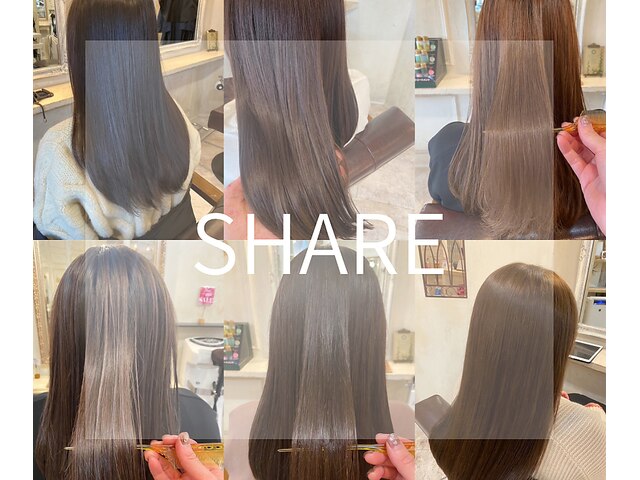 シェア(SHARE hair make works)