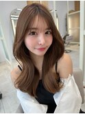 大人可愛い韓国ヘア　レイヤーカット　くびれヘア　似合わせ#