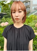 ボブ/ロブ/切りっぱなし/前髪/顔周りカット/銀座一丁目