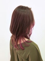 アッシュ 十日市場店(Ash)&nbsp;裾カラーで個性見せる！ピンクラベンダー