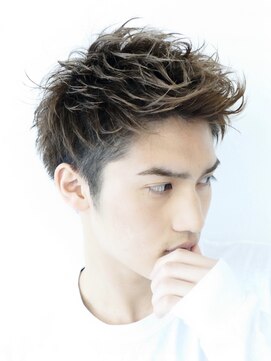 キングオブヘアバイノイズアンドフィフス 京都駅前店(KING of hair by NOISM&fifth) ビジネスショートツイストスパイラルパーマツーブロック刈り上げ