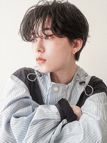 ガーランドツー(Garland 2F)&nbsp;マッシュパーマアッシュブラックメンズライクマッシュショート