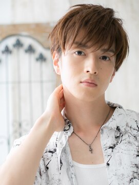 モッズヘア メン 南越谷南口店(mod's hair men) ハイトーンカラーで透明感ウザバング無造作マッシュW南越谷