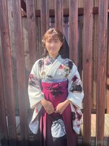 ビーヘア(be hair)&nbsp;【卒業式着付】華やか着付スタイル