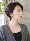 大人マッシュショート／丸みショート／イメチェン／30代40代50代