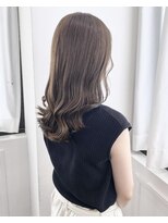 ヘッツ 仙台駅前店(HETTU)&nbsp;デザインカラー/レイヤーカット/ウェットヘア/オリーブベージュ