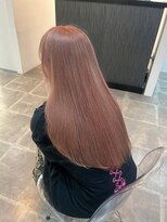 ペレ 栄店(PELE) デザインカラー/レイヤーカット/ウェットヘア/オリーブベージュ