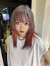 【ブリーチ1回】ケアブリーチダブルカラー+inbornトリートメント