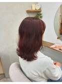 レッドオレンジ/艶カラー/SHEERalun新小岩店