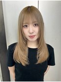 黒髪/ボブルフ/小顔/レイヤーカット/ハイレイヤー/似合わせ