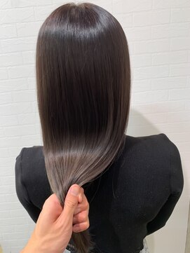 リティアンドビューティースタジオモッズシブヤ(LITTY&beauty studio M.O.D shibuya) #プレミアム髪質改善カラー#髪質改善#ラベンダーアッシュ