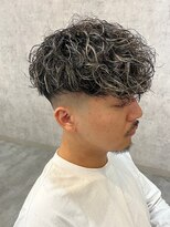 エルマーク 京橋(L-MARK)&nbsp;メッシュハイライトスパイラルパーマツイストパーマツーブロック