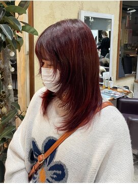 バルス(BLS) レッドブラウン+レイヤースタイル