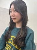 オリーブインナーカラー