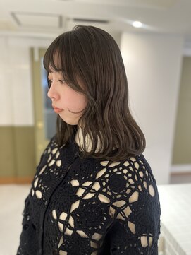 エミィ(emme) 【emme×笹川】ミディアムヘア×透明感カラー