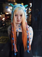 クペウ ローウェン(cope'u ROWEN) 渋谷/ウルフカット  デザインカラー ルーツカラー エンドカラー