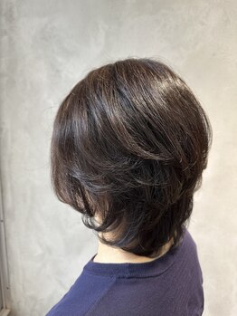 エスフォーヘアデザイン(es for hair design)の写真/丁寧なカウンセリングで貴方の魅力を最大限に引き出します♪乾かすだけでスタイルが決まるから朝も楽ちん＊