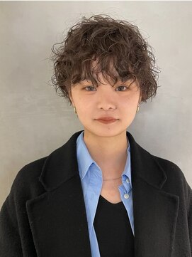 ネイビー チャムズ 久留米(NAVY chums) マッシュショートパーマ