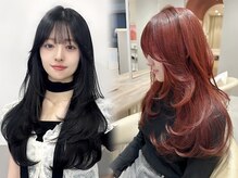 ジーナ 難波(Zina)の雰囲気（韓国顔まわりレイヤーカット&ハイトーン艶髪が大人気＊#難波）