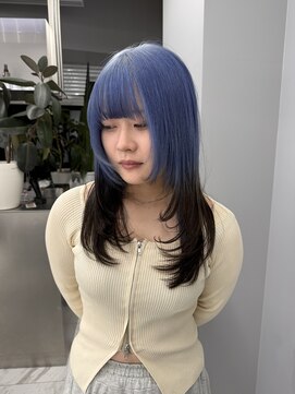 ヴァイス 新宿店(VAICE) Blue×design color ブリーチ2回～