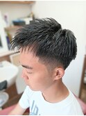20代ツーブロック
