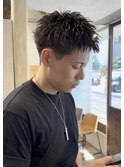 黒髪ダウンバングショート