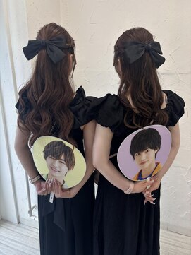 プライズ 表参道原宿店(prize) 編み込みハーフアップアレンジ