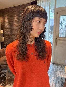 【 TSUJI 】ロングパーマ 福岡パーマ レイヤーカット　