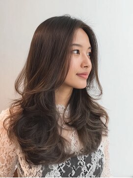 モードケイズ 調布店(MODE K's) レイヤーカット_顔周り前髪カットケアブリーチ調布韓国