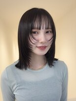 アイトーキョーエス 渋谷(AI TOKYO S) レイヤーボブ/オリーブベージュ/結べるボブ