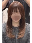 ハッシュカット/シャギーカット/ワンホンレイヤー/本厚木