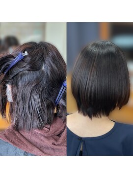 美容室くれよん ナチュラル カラーNスト!