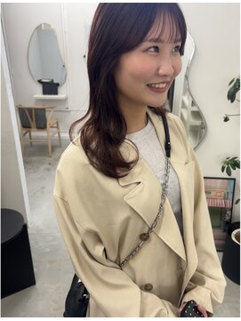 キー(kii) 暖色カラー/福岡美容室/今泉美容室/半個室サロン/レイヤーカット