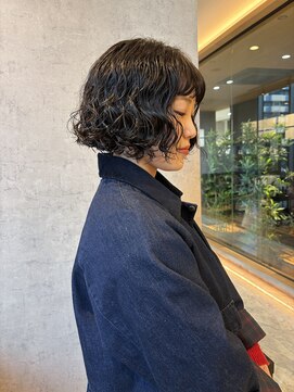マウ(mau) タッセルボブ ニュアンスパーマ