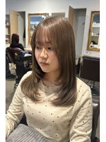 トムヘアーデザイン 楠葉店(TOM HAIR DESIGN)&nbsp;ミルクティーベージュ×レイヤーカット