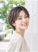 【柏】白髪ぼかしハイライト×ショートカット