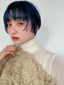 オーリーエトワ 御器所(oorry.etwa) ニュアンスが香るディープブルーショート