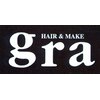 ヘアアンドメイク グラ(HAIR&MAKE gra)のお店ロゴ