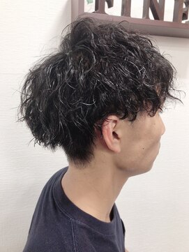 ファイン 美容室 深川店(FINE) 20代30代メンズツイストスパイラルパーマワイルドオシャレ感