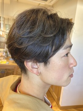 スタジオ エット(studio ett) センターパート　メンズスタイル