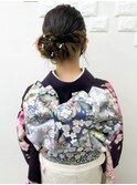 振袖ヘア☆+゜