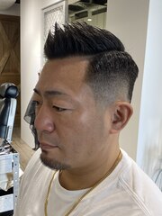 30代40代男性流行髪型日本橋フェードショート