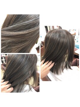 ファン 竹ノ塚店(F.U.N) ベージュカラー&シークレットハイライト