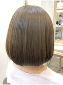 アッシュベージュ/内巻きボブ/福原遼華