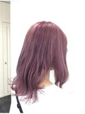 ブリーチonピンクブラウン/韓国風/レイヤーロング/町田駅/Jr町田