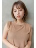 【OPEN記念☆平日限定】カット+プラチナカラー+クイックトリートメント￥8000
