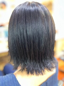 アークスヘアー 20代30代40代大人可愛い髪質改善カラー肩ライン外はねボブ