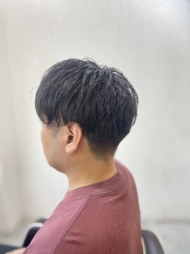 ソイクフ 高田馬場店(SOY-KUFU) MEN’S HAIR アッシュブラック束感マッシュパーマ