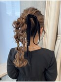 ポニテツインアレンジ